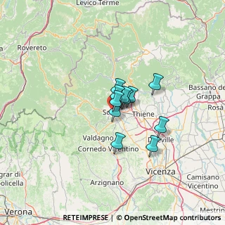 Mappa SP 46, 36015 Schio VI, Italia (7.13091)