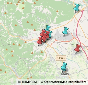 Mappa Strada Provinciale, 36015 Schio VI, Italia (2.72692)