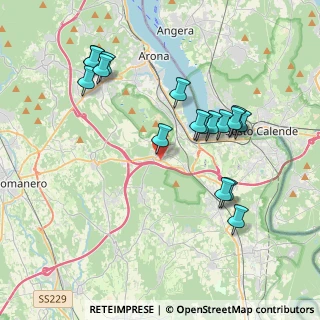 Mappa Via Circonvallazione, 28060 Comignago NO, Italia (3.91)
