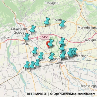 Mappa Via Piave, 31037 Loria TV, Italia (7.02632)