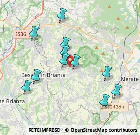 Mappa Via Rengione, 23873 Missaglia LC, Italia (3.70273)
