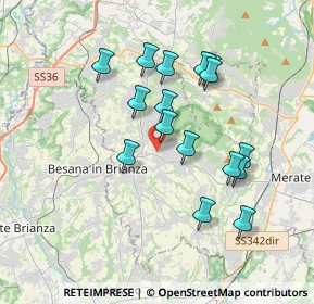 Mappa Via Rengione, 23873 Missaglia LC, Italia (3.29)