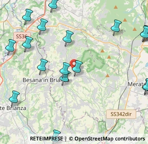 Mappa Via Rengione, 23873 Missaglia LC, Italia (5.83684)