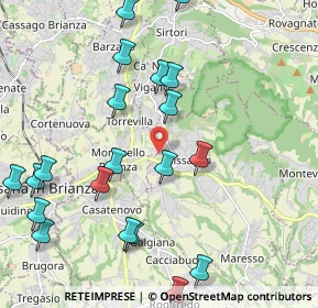 Mappa Via Rengione, 23873 Missaglia LC, Italia (2.4325)
