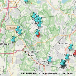 Mappa SP 39, 22060 Figino Serenza CO (6.178)