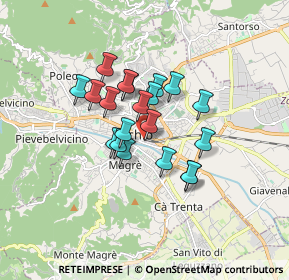 Mappa Via Milano, 36015 Schio VI, Italia (1.201)