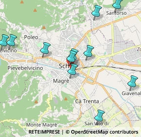 Mappa Via Milano, 36015 Schio VI, Italia (2.24)