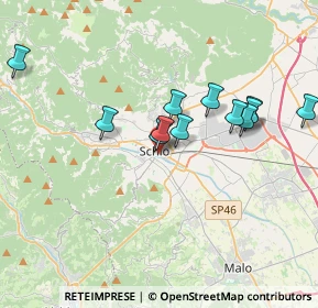 Mappa Via Milano, 36015 Schio VI, Italia (3.30583)