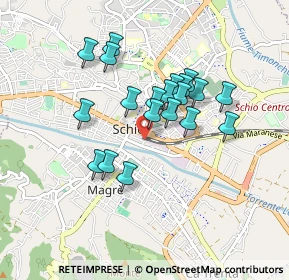 Mappa Via Milano, 36015 Schio VI, Italia (0.711)