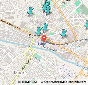 Mappa Via Milano, 36015 Schio VI, Italia (0.57182)