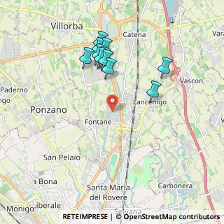 Mappa Via Pastrengo, 31020 Villorba TV, Italia (1.83455)