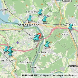 Mappa Via Tintoretto, 28053 Castelletto sopra Ticino NO, Italia (2.57455)