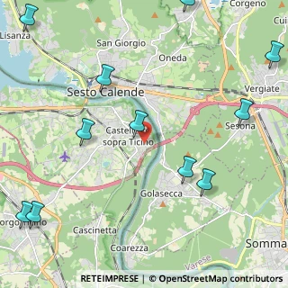 Mappa Via Tintoretto, 28053 Castelletto sopra Ticino NO, Italia (2.99455)