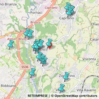 Mappa Via Lombardi, 20836 Briosco MB, Italia (1.0775)