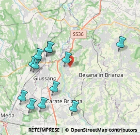 Mappa Via Lombardi, 20836 Briosco MB, Italia (4.415)