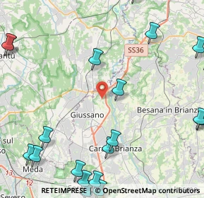 Mappa Via Gran Paradiso, 20833 Giussano MB, Italia (6.4695)