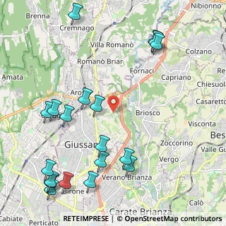 Mappa Via Gran Paradiso, 20833 Giussano MB, Italia (2.72947)