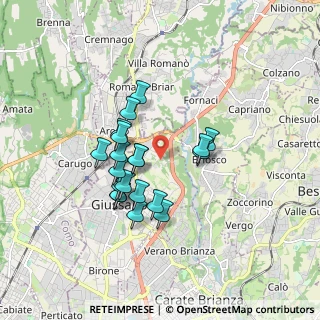 Mappa Via Gran Paradiso, 20833 Giussano MB, Italia (1.41)