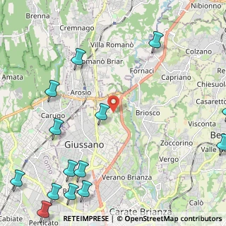Mappa Via Gran Paradiso, 20833 Giussano MB, Italia (3.34071)
