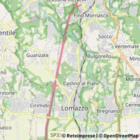 Mappa Cadorago