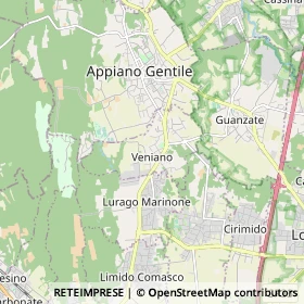Mappa Lurago Marinone