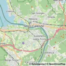 Mappa Castelletto sopra Ticino