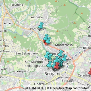 Mappa Via Antonio Fogazzaro, 24123 Bergamo BG, Italia (1.9795)