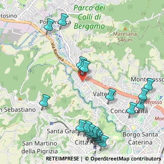 Mappa Via Antonio Fogazzaro, 24123 Bergamo BG, Italia (1.3355)