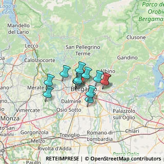 Mappa Via Antonio Fogazzaro, 24123 Bergamo BG, Italia (7.65923)