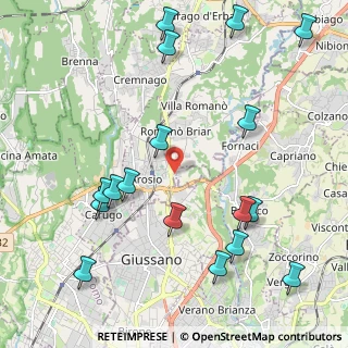 Mappa Via Don Sirtori, 22060 Arosio CO, Italia (2.53471)