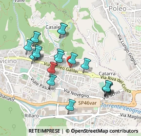 Mappa Via G. Galilei, 36036 Torrebelvicino VI, Italia (0.454)