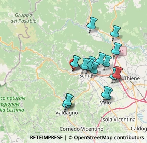 Mappa Via G. Galilei, 36036 Torrebelvicino VI, Italia (6.26)