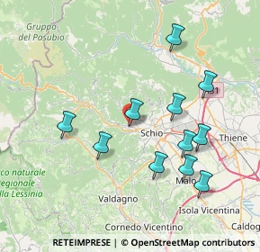 Mappa Via G. Galilei, 36036 Torrebelvicino VI, Italia (7.48091)