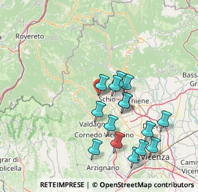 Mappa Via G. Galilei, 36036 Torrebelvicino VI, Italia (14.13467)