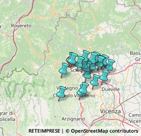 Mappa Via G. Galilei, 36036 Torrebelvicino VI, Italia (9.5645)