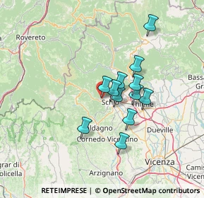 Mappa Via G. Galilei, 36036 Torrebelvicino VI, Italia (10.0875)