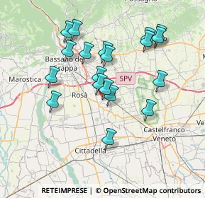 Mappa Via S. Zenone, 36028 Rossano Veneto VI, Italia (6.80421)