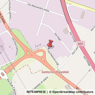 Mappa Via Pettin? Luigi, 21, 36010 Zanè, Vicenza (Veneto)