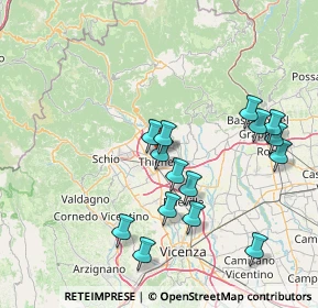 Mappa Via Caldierino, 36016 Thiene VI, Italia (15.284)