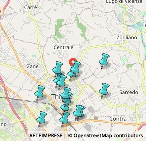 Mappa Via Caldierino, 36016 Thiene VI, Italia (1.93)