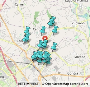 Mappa Via Caldierino, 36016 Thiene VI, Italia (1.44)