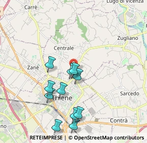 Mappa Via Caldierino, 36016 Thiene VI, Italia (1.88909)