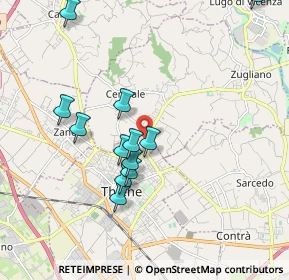 Mappa Via Caldierino, 36016 Thiene VI, Italia (1.79917)