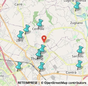 Mappa Via Caldierino, 36016 Thiene VI, Italia (2.38273)