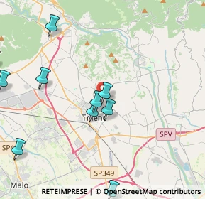 Mappa Via Caldierino, 36016 Thiene VI, Italia (5.21)