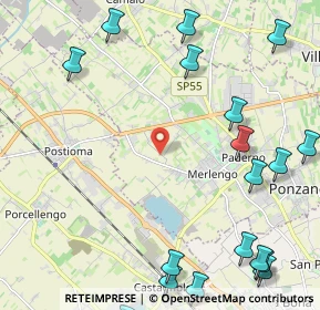 Mappa Via Talponera, 31050 Ponzano Veneto TV, Italia (3.224)