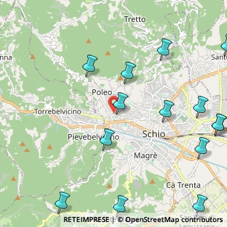 Mappa Presso Rustico Pettinà, 36015 Schio VI, Italia (2.96643)