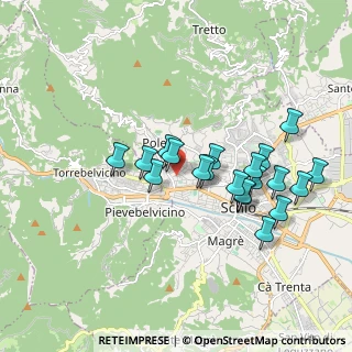 Mappa Presso Rustico Pettinà, 36015 Schio VI, Italia (1.6725)