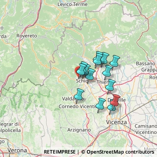 Mappa Presso Rustico Pettinà, 36015 Schio VI, Italia (10.49)