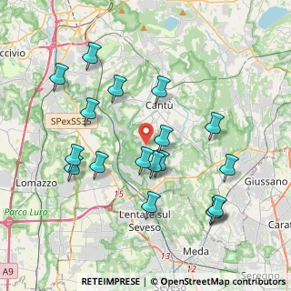 Mappa Via Piave, 22060 Carimate CO, Italia (4.03222)